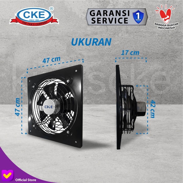 Spesial Cke Exhaust Fan 16 Inch Esn-16/1-Ty