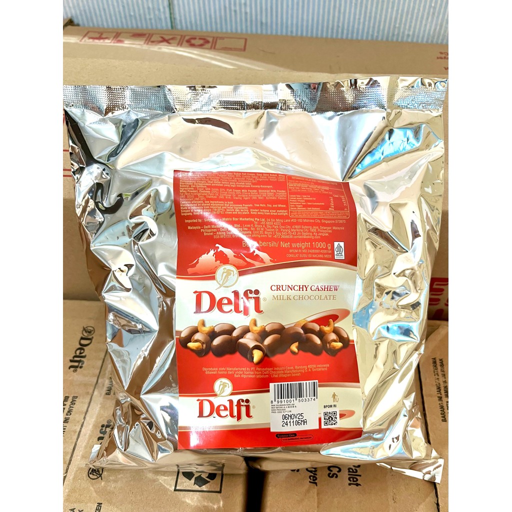 

Delfi Almond 1Kg / Cokelat Delfi Mede 1kg / Delfi Choco Dragees 1Kg / Coklat Delfi Almond Mede 500gr / 250gr Repack / Delfi Cashew