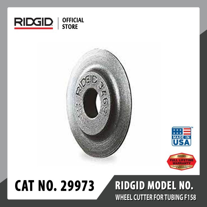 RIDGID Wheel. Cutter. For Tubing/Pipe Cutter F158-33160