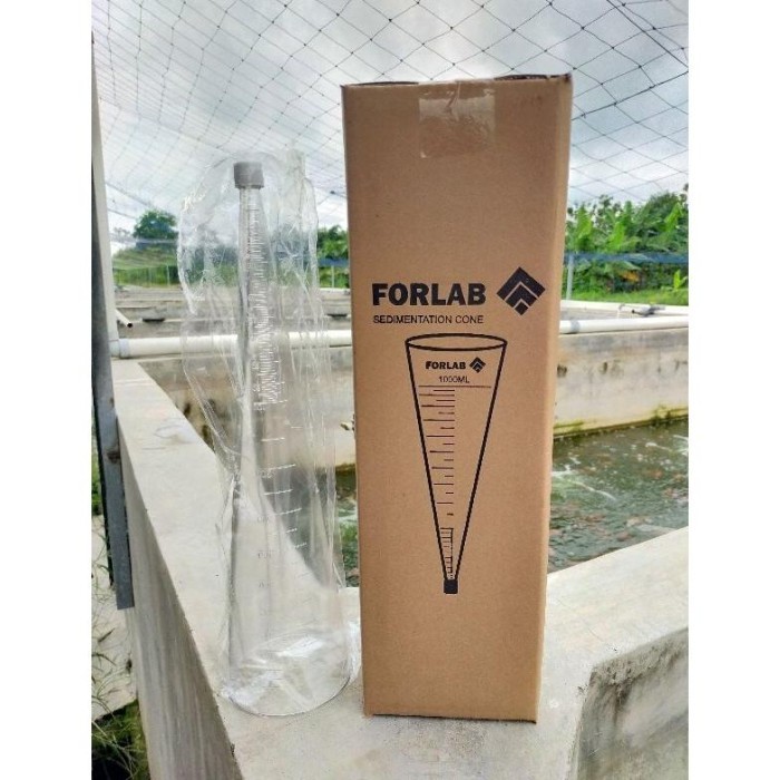 Imhoff Cone Sedimentation Cone Gelas Ukur Gelas Takar Flok Bentuk