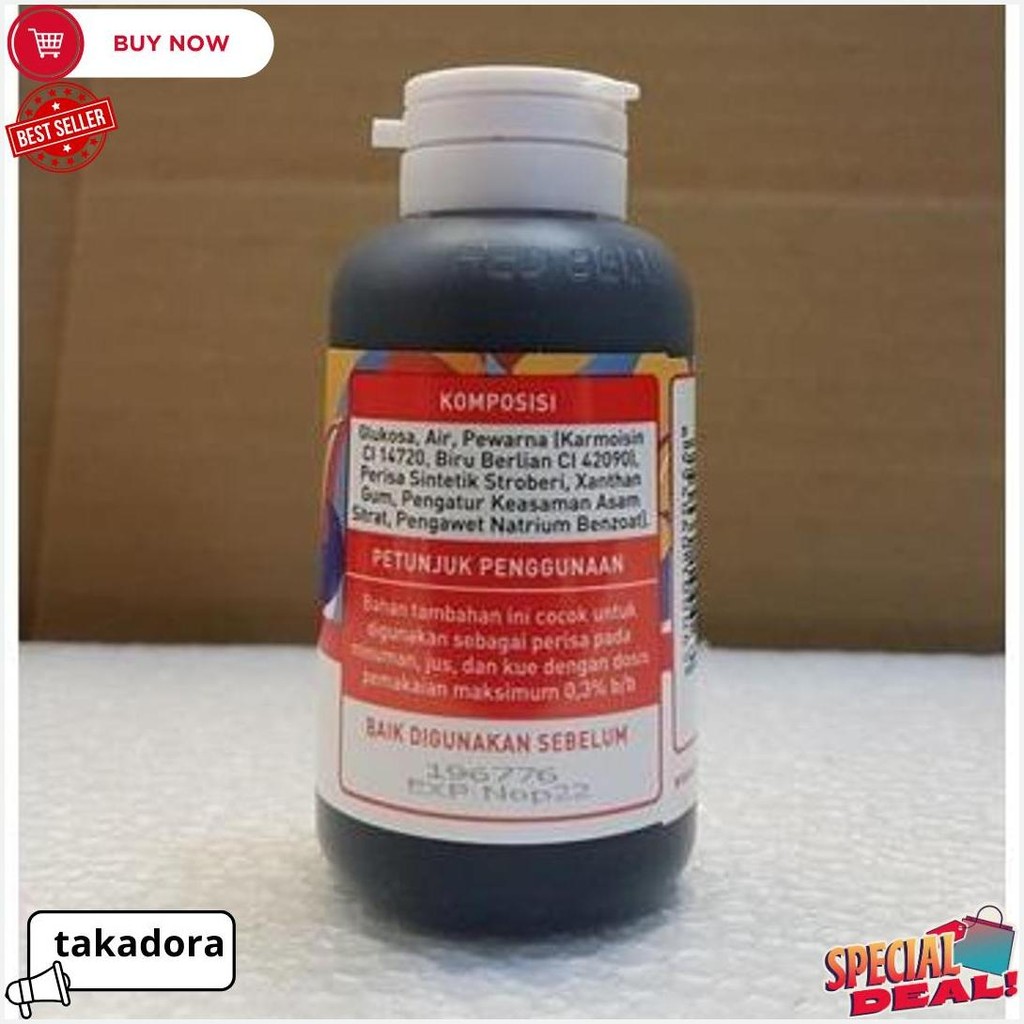

Pewarna Dan Perisa Red Bell Rasa Strawberry 55Ml Termurah Banget