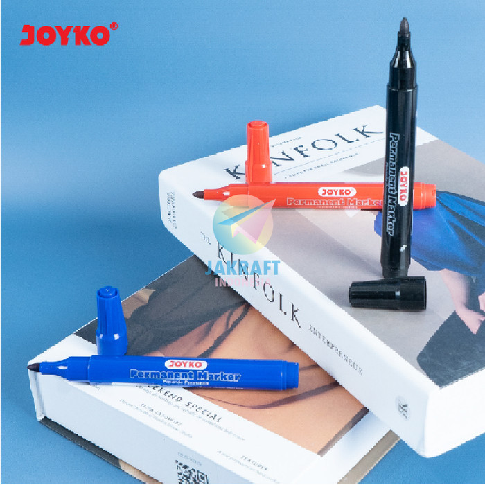 

Spidol Permanen Tidak Bisa Dihapus Joyko Pm-34 Hitam Black / Pm-35 Biru Blue / Pm-36 Merah Red