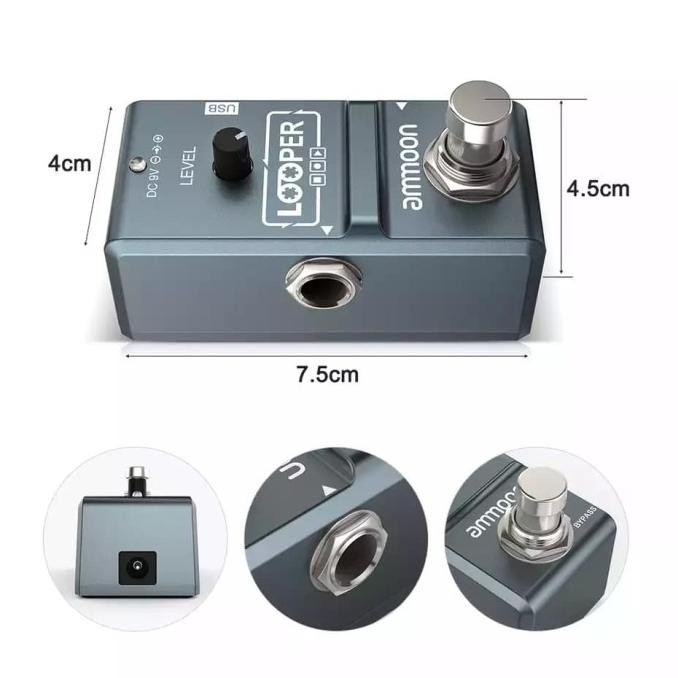 AMMOON AP-09 Loop Nano Looper Efek Pedal
