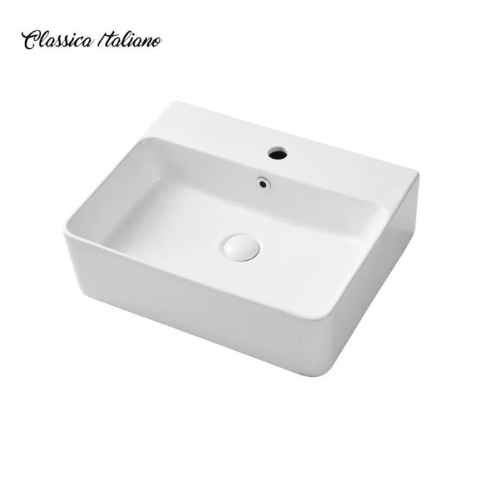 Classica Italiano wastafel keramik kotak mewah modern anti noda