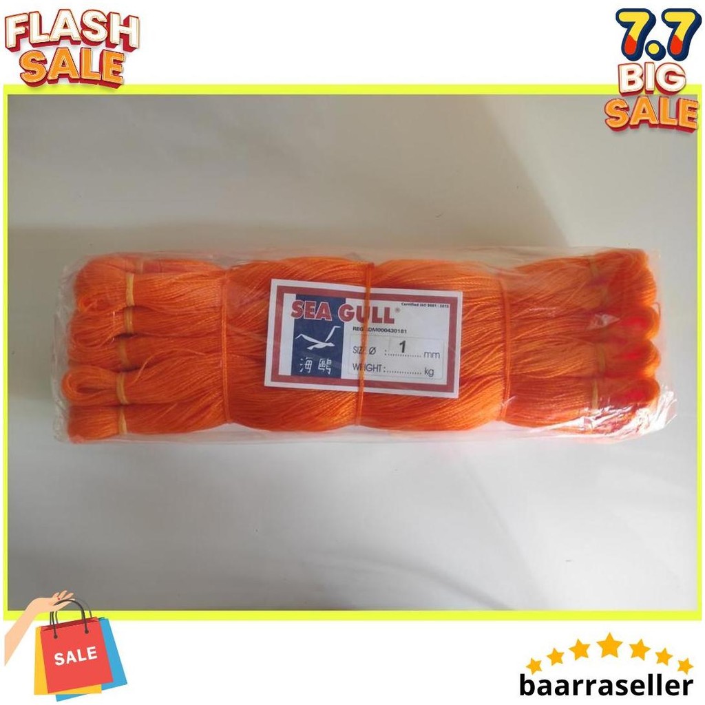 

Tali Tampar Tali Tambang 1Mm Sea Gull Ecer Original Produk