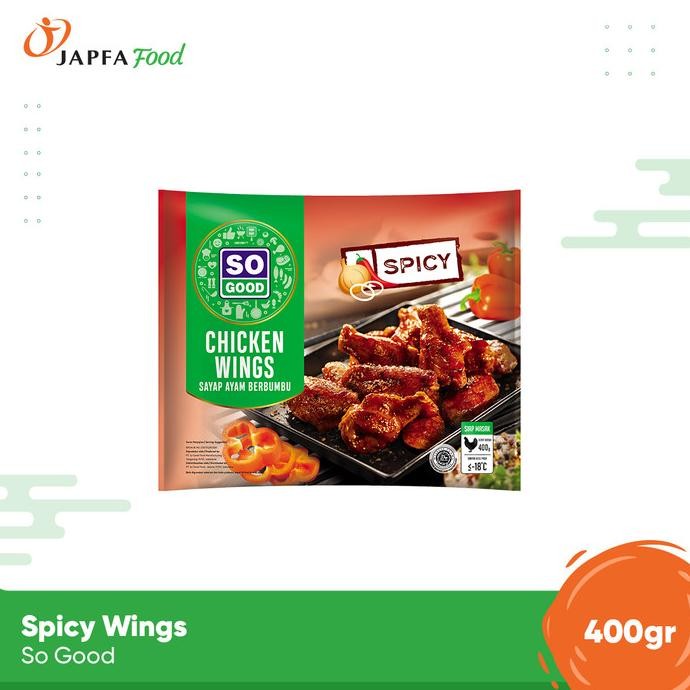 

diskon! so good spicy wings 400gr