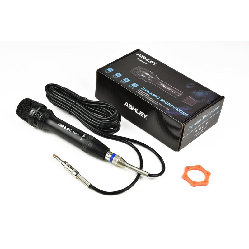Mic kabel ashley super 9 original Mikrofon Ashley SUPER 9