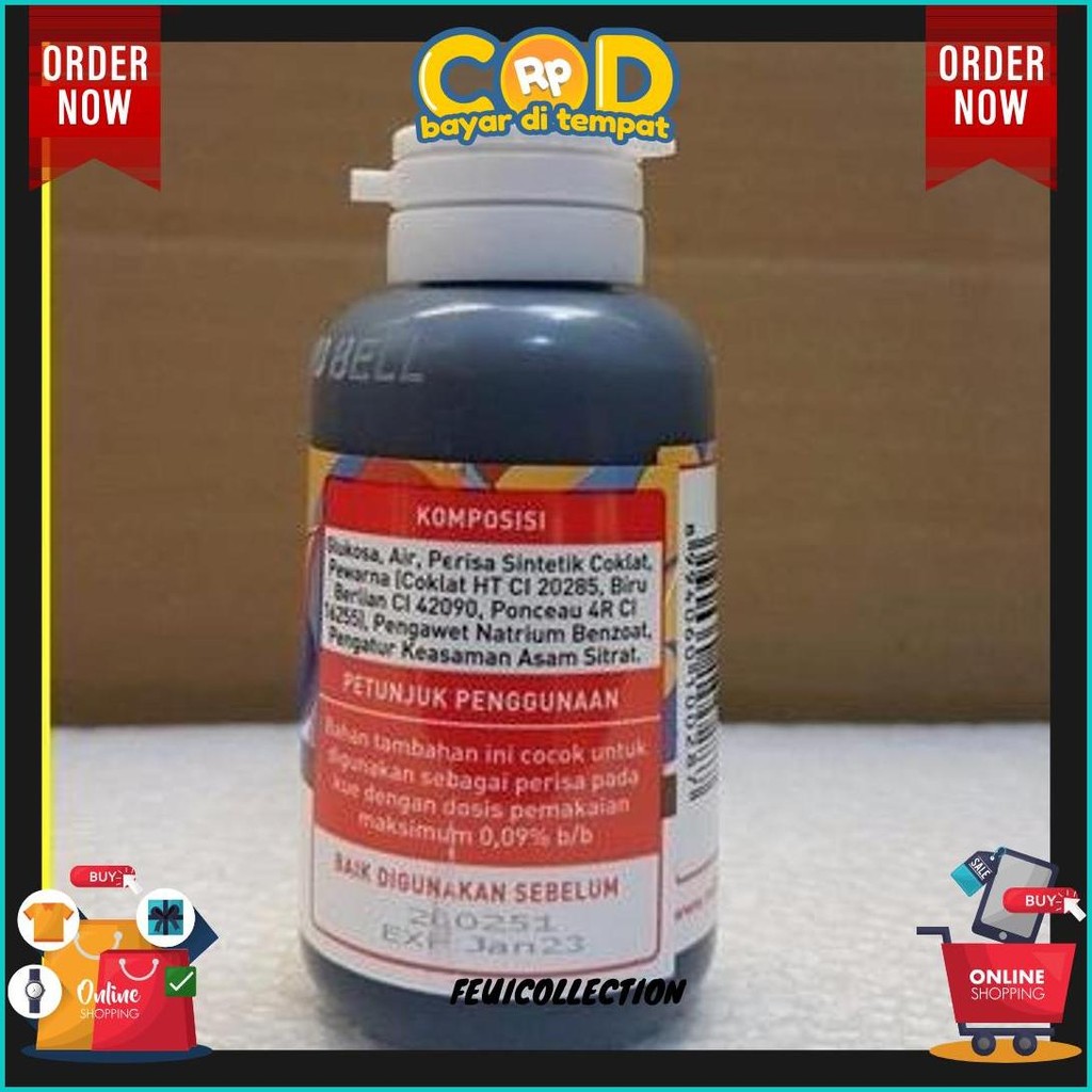 

Pewarna Dan Perisa Red Bell Rasa Dark Chocolate Coklat 55Ml Terlaris