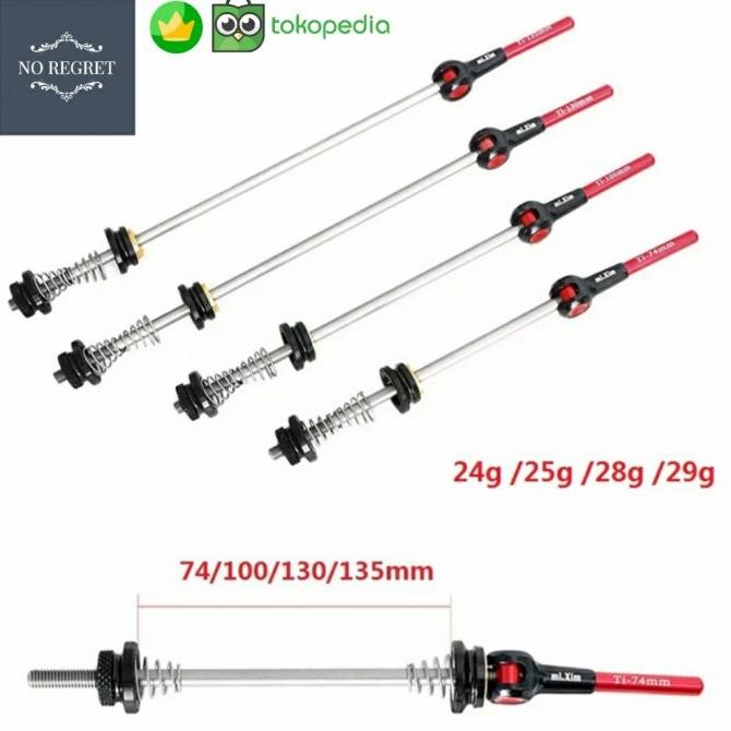 MI.XIM QR Titanium as roda sepeda quick release hub freehub sepeda