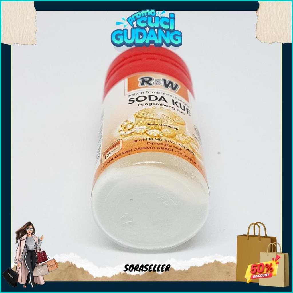 

Soda Kue R&W Botol 10 Gr Gratis Ongkir