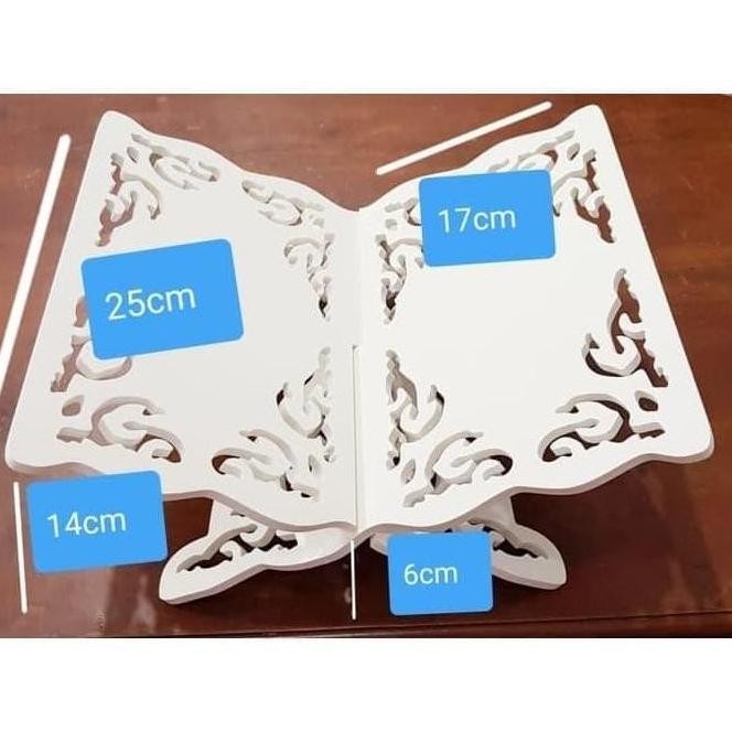 

REKAL ALQURAN PUTIH- RAK AL-QURAN - TEMPAT BACA AL QURAN KAS76