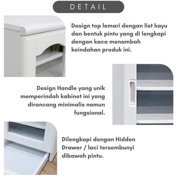 Lemari Sepatu/ Lemari Buku/ Shoe Cabinet/ Bookcase CA-30G