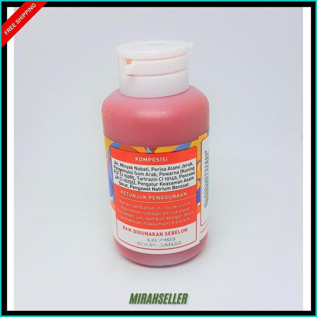 

Perasa Dan Pewarna Red Bell Rasa Orange Base Special 55Ml Original Produk