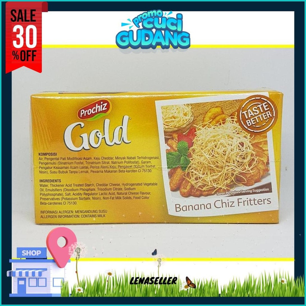 

Keju Prochiz Gold Cheddar 170 Gr Termurah Banget