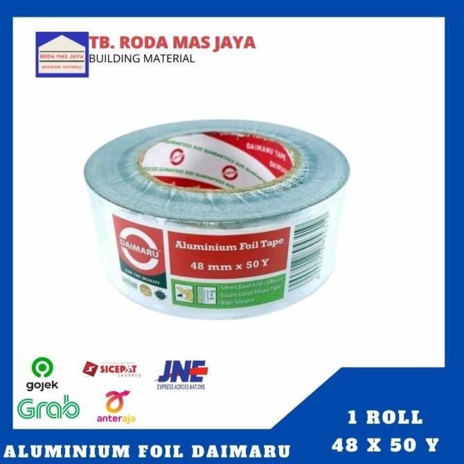 

Sale Daimaru Aluminium Tape/Solatip Alumunium/Foil Tape 48Mm X 50 Y