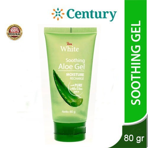 Viva White Soothing Aloe Gel 80 gr / Aloe Vera / Pelembab Wajah