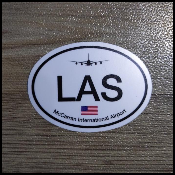 

GRATIS ONGKIR STICKER AIRPORT SIGN LAS MCCARRAN INTERNATIONAL AIRPORT !