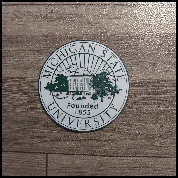 

GRATIS ONGKIR STICKER KAMPUS MICHIGAN STATE UNIVERSITY 1855 !!!!