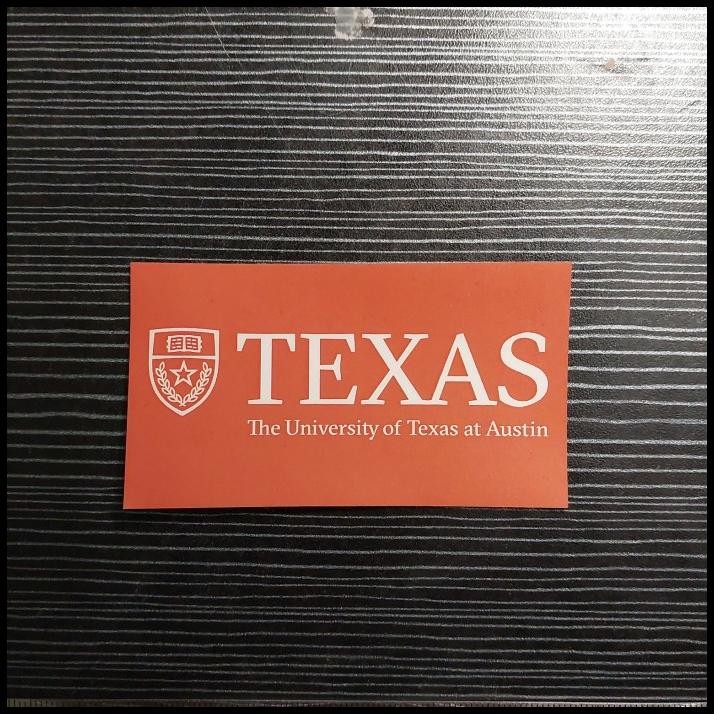 

TERMURAH STICKER KAMPUS TEXAS THE UNIVERSITY OF TEXAS AUSTIN !!!!!