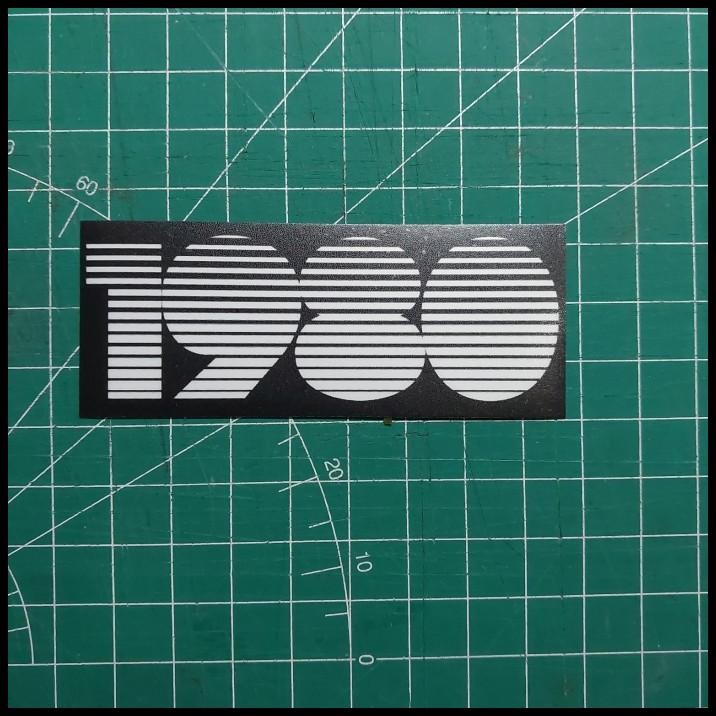 

TERBARU STICKER VINTAGE 1980 HITAM !!!!!