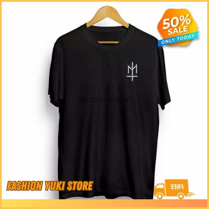 KAOS TSHIRT BAJU OBRAL MURAH COMBED 30S DISTRO LOGO KECIL MATERNAL DISASTER POLOS  CUSTOM INDONESIA 