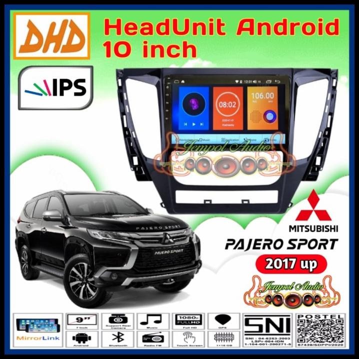 DISKON HEAD UNIT ANDROID DHD 10 INCH OEM PAJERO SPORT 2017 UP