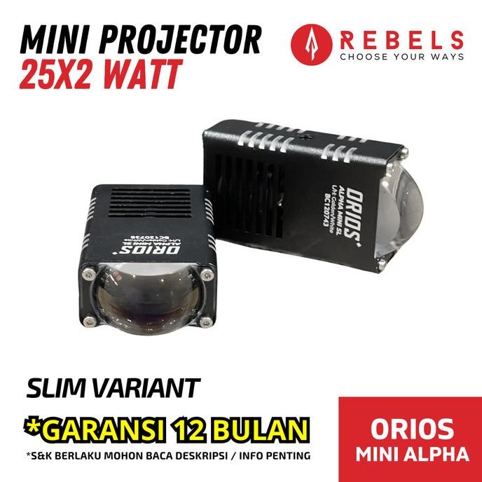 Sale Lampu Tembak Orios Mini Alpha Slim Dan Normal Led Grill Mobil Motor Ori Garansi