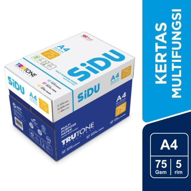 

sale! sidu hvs a4 75 grm / kertas hvs / harga perbox isi 5 rim /sameday