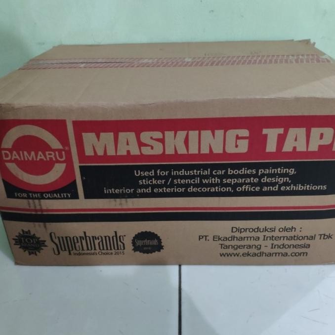 

sale! masking tape / lakban kertas daimaru 24 mm / 1 inch ( dus = 96 roll )