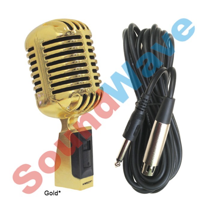 Hilmawanmall - Krezt New K 45 Cls Mic Retro/Microphone Classic/Mik Klasik Kabel K45