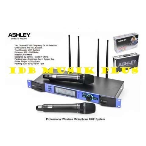 Hilmawanmall - Mic Wireless Ashley M Pro300 M Pro 300 Original Ashley