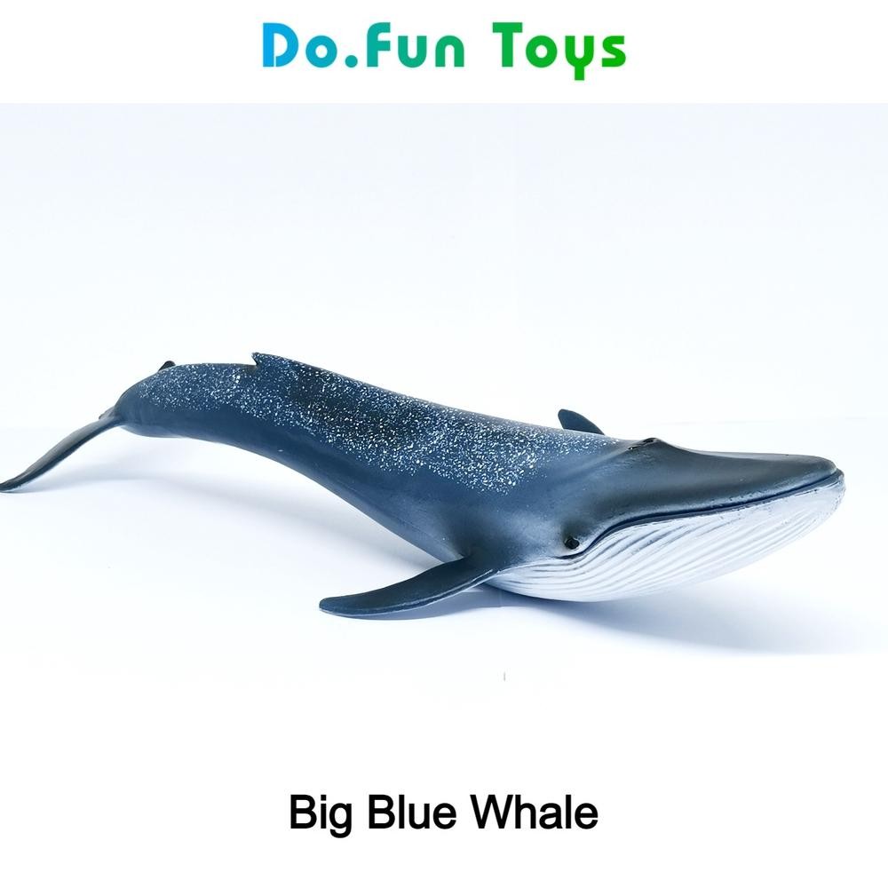 Animal Furine BBLUE WHALE Mainan Miniatur Paus Biru