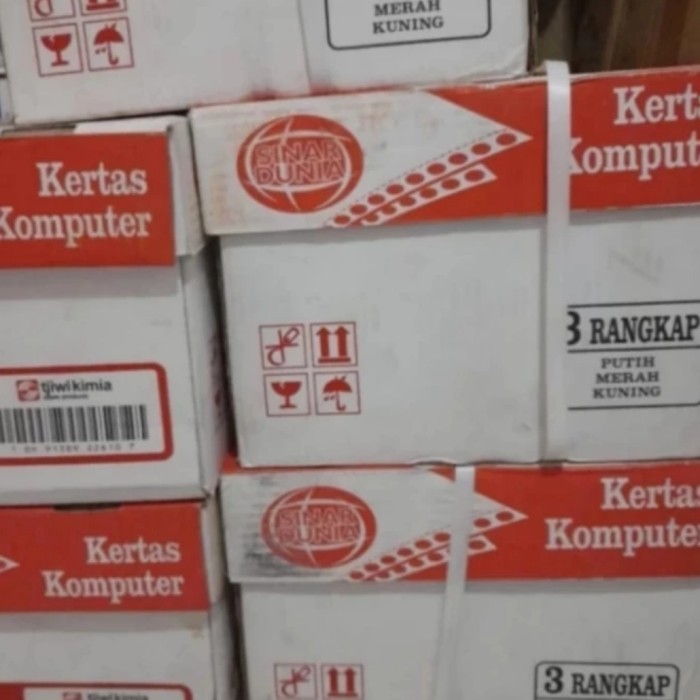 

KERTAS KOMPUTER CONTINUOUS FORM 3 PLY NCR 9.5 X 11 PUTIH MERAH KUNING