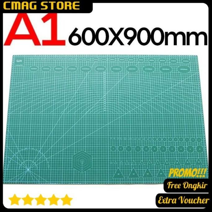 

sale! alas potong pemotong kertas cuting cutting mat matt mate a1 90 x 60 cm