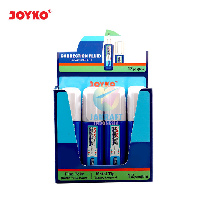 

Tipe-X Tipex Tip-Ex Cair Joyko Cf-S225 Correction Fluid Ujung Tip Besi