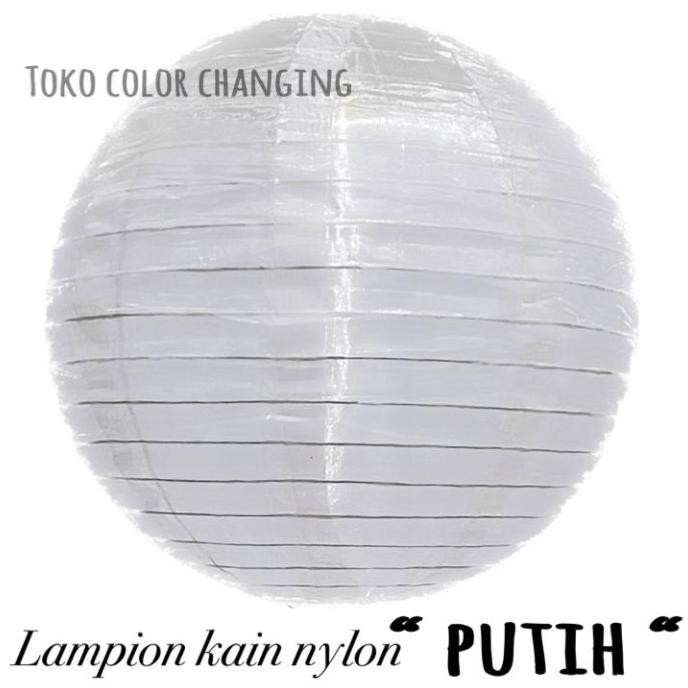 #####] lampion natal kain led 25 cm dekorasi christmas outdoor taman