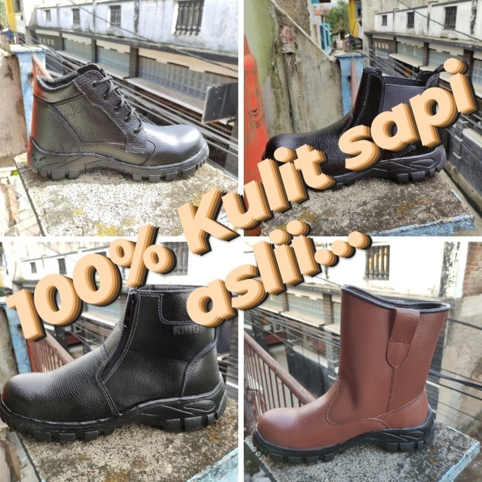 SEPATU SAFETY KINGS KULIT ASLI 100%