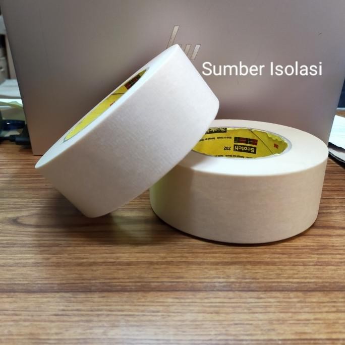 

sale! 3m masking tape 232 lakban kertas lem kertas 2"inx 55m isolasi ketas