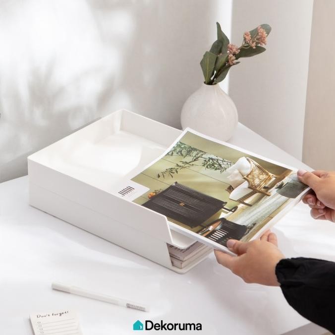 

sale! dekoruma misu tray dokumen susun - rak dokumen kertas