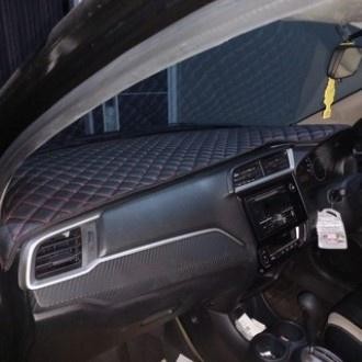 Alas Dashboard Kulit Premium Model Wajik Mobil Brio 2014 - 2023 Mobilio