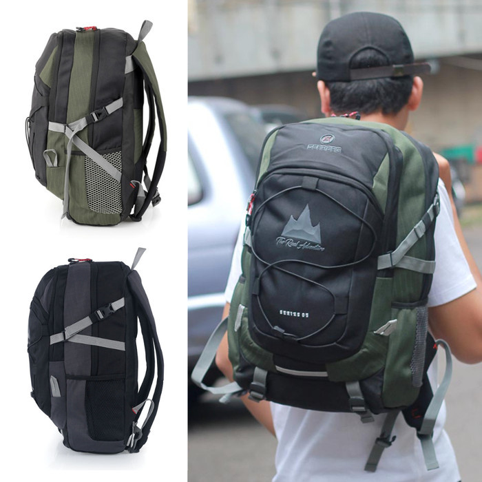 CUCI GUDANG Tas Pria Cowok Bodypack Backpack Ransel Sekolah Kerja Laptop Original