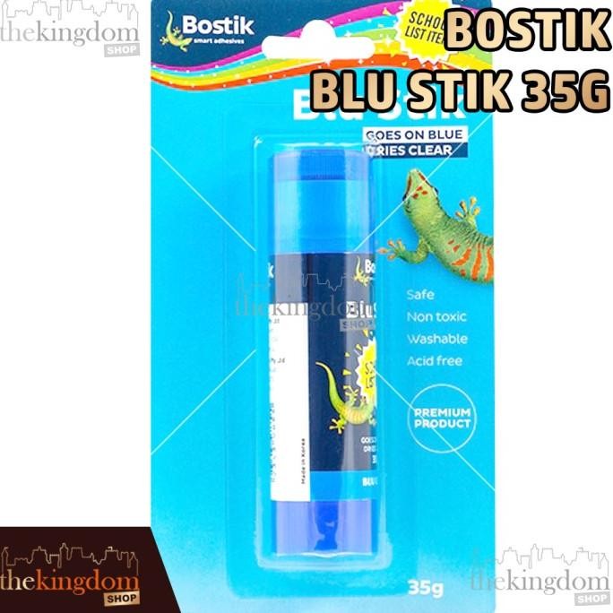 

sale! bostik blu stik blue glue 35g blister stick lem kertas perekat
