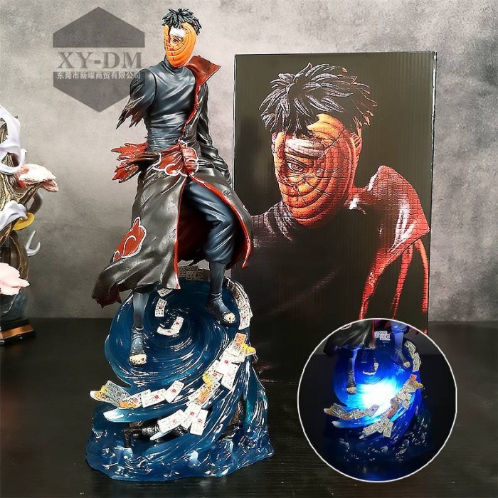 HOT SALE Mainan Boneka Action Figure Naruto Uchiha Obito Injured Obito Light