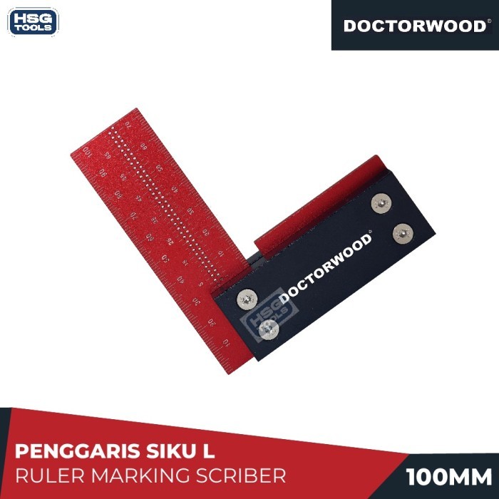

HOT SALE! DOCTOR WOOD HT2021038A PENGGARIS SIKU L RULER MARKING SCRIBER 100MM