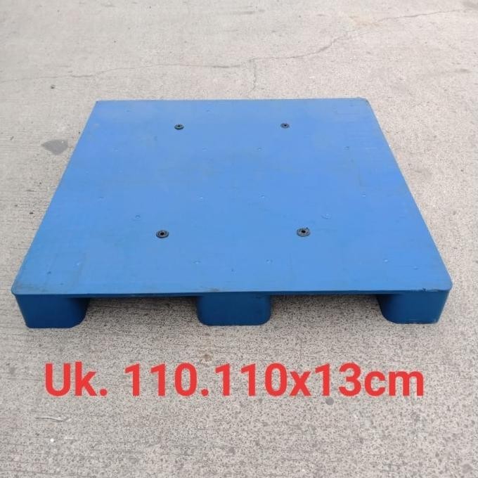 

Pallet Palet Plastik 110X110X13Cm Flat/Rata New Stock