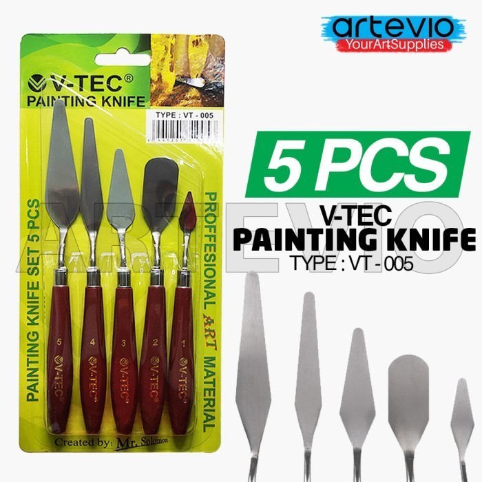 Painting Knife / Pisau Palette / Pisau Palette V-TEC / Kuas Lukis