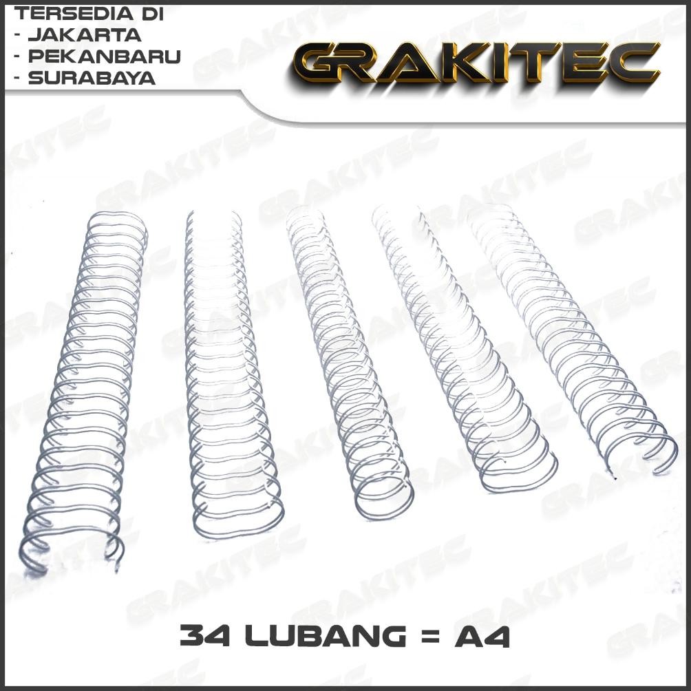 

Ring Kawat Spiral Jilid Spiral A4 31 34 lubang