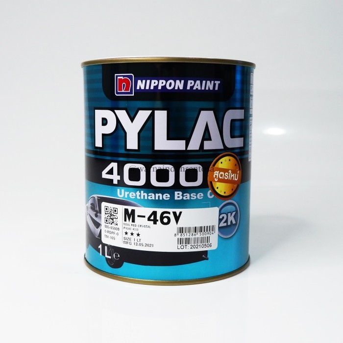Nippon Paint PYLAC M-46V Soul Red Crystal (Candy) 1 ltrset