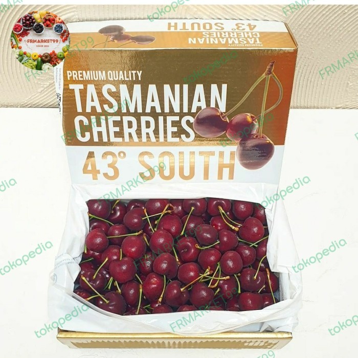 

Cherry Tasmanian 43 South Size 32-34 / Buah Cherry Tasmanian / 2 Kg