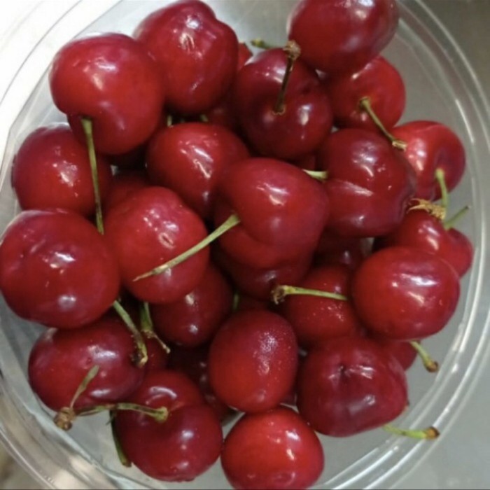 Buah Ceri Merah Usa Cherry Red Usa Manis Segar 500g